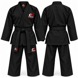 Uniforme de Judo de Alta Calidad, Traje de Judo de Lona de Algodón, Duradero, Transpirable, para Entrenamiento, Práctica y Competencia, para Academias y Clubes - Product Image 4