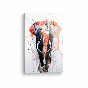 Elegant Tempered Glass <b>Elephant</b> Canvas: Modern Animal <b>Decor</b> Print,WRAPPED CANVAS - Product Image 2