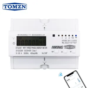 Trifase 80A TOMZN Tuya WIFI contatore di energia bidirezionale intelligente timer consumo di energia Monitor kWh metro wattmetro SMARTLIFE