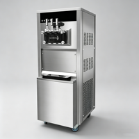 Machine à glace molle commerciale automatique pour entreprises – Offre spéciale – Capacité 36-38L/H avec conception à poulie amovible.