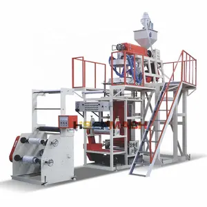 HDPE LDPE PP rotary die head film making machine pp blow film making machine for poly bags