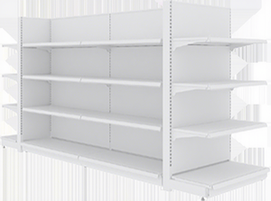 Gondole métallique double face légère pour supermarché, étagères réglables pour présentoirs de magasin de détail - Product Image 4
