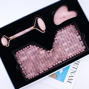 Masque pour les yeux et le visage en améthyste naturelle et pierre de jade, fait main, pour la guérison et le sommeil - Product Image 4