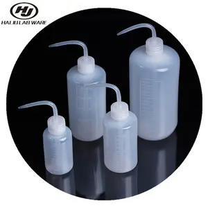 HAIJU 实验室耐腐蚀无毒塑料洗瓶供应商 (白帽)