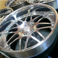 Nouvelles jantes en alliage d'aluminium forgé chromées 20-22 pouces 5x114.3/5x120 design concave pour berlines/SUV de luxe sur mesure