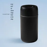 Diffuseur d'arômes de voiture à flamme simulée Humidificateur changeant de couleur ultrasonique Style Ins