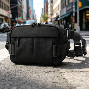 Bolsos <span class=keywords><strong>de</strong></span> Pecho Deportivos Casuales Impermeables Antirrobo, Bolso <span class=keywords><strong>de</strong></span> Hombro Unisex <span class=keywords><strong>de</strong></span> Moda, Bolso Cruzado Cuadrado Vintage con Nailon Resistente - Product Image 5