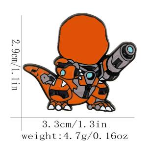 激安価格 ブローチ 最小ロットなし 金属製ラペルバッジ 人気アニメ漫画チャーム カスタムソフトエナメルピン - Product Image 2