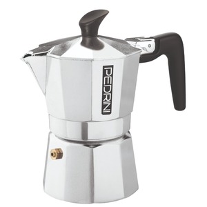 PEDRINI - Cafetière 2 tasses, ligne Aroma Chic, chromée - Product Image 1