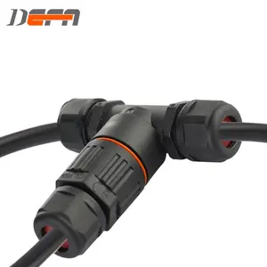 Ip68t型防水连接器CDF-200/3T 3针5针快速连接器电线电缆电动圆形电源快速推动