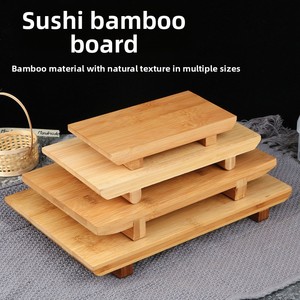 <span class=keywords><strong>Assiette</strong></span> à sushi en bambou carbonisé 28x19x3cm, plateau <span class=keywords><strong>de</strong></span> <span class=keywords><strong>service</strong></span> <span class=keywords><strong>rectangulaire</strong></span> 0,8kg, haute densité, anti-moisissure, qualité alimentaire, écologique, pour restaurant - Product Image 4