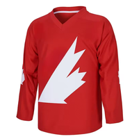 Jersey Hoki Es Unisex Custom LOGO OEM & ODM, Nama Tim Custom, Sablon Sublimasi Grosir, Pakaian Olahraga