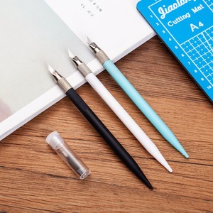 Work Record Carving Knife Set 150mm Handle 10mm Blade Paper Cutting Journaling Craft DIY Tools - Product Image 1