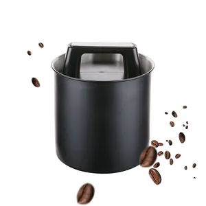 High Grade Stainless Steel Kitchen Food Storage Jar Airtight Stainless Steel Coffee Bean Storage Container Jar