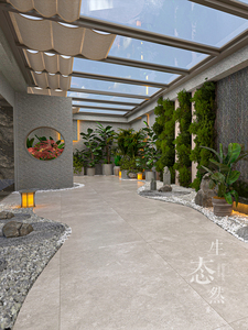 Carrelage mural en pierre de fantaisie à texture concave-convexe rétro, antidérapant, pleine masse, pour villa, maison d'hôtes, cuisine, salle de bain, 600x1200 - Product Image 4