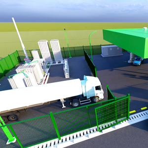 <span class=keywords><strong>Stazione</strong></span> di <span class=keywords><strong>Rifornimento</strong></span> LNG Containerizzata su Piattaforma Mobile con Serbatoio a Pressione in Acciaio al Carbonio, Nuova <span class=keywords><strong>Stazione</strong></span> di Riempimento Mobile a Lunga Durata - Product Image 2