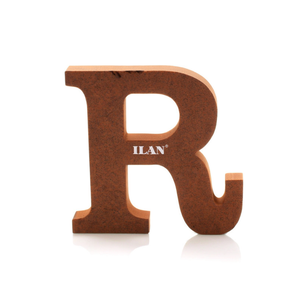 ILAN Lettera Decorativa in Legno R 15Cm Decorazione da Parete - Product Image 2