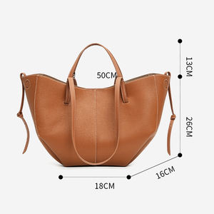 Sacs ana dökün Femmes üretici özel OEM ücretsiz örnekleri Tote çanta Lady lüks Vintage hakiki deri çantalar kadınlar için - Product Image 5