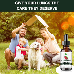 โอเอ็มบริสุทธิ์เอลเดอร์เบอร์รี่ของเหลวหยดอาหารเสริมเสริมภูมิคุ้มกันสารสกัดจากสมุนไพรทิงเจอร์เอลเดอร์เบอร์รี่ - Product Image 5