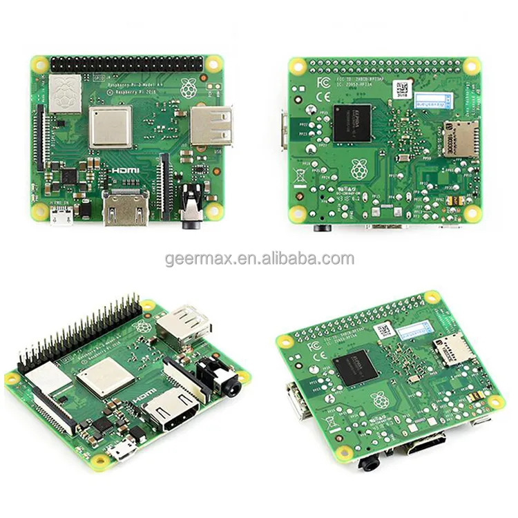 Raspberry Pi 3 Mô Hình A + Cộng Với Quad-Core SoC BCM2837B0 A53 1.4GHz 64-Bit Với WiFi 4.2/BLE Mở Rộng 40-Pin GPIO Mâm Xôi Pi 3A +