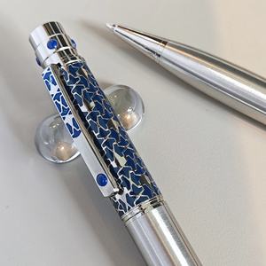 1 Bolígrafo de Metal de Marca Exquisita, Juego de Regalo de Joyería para <span class=keywords><strong>Hombre</strong></span>, Bolígrafo Ejecutivo, Bolígrafo de Diseño con Logotipo Personalizado - Product Image 6