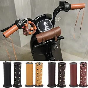 Накладка на руль мотоцикла, защитный чехол для Руля Мотоцикла, винтажная рукоятка для двигателя