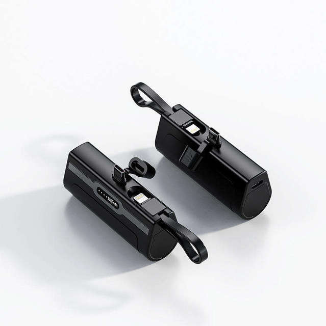 New Mini Capsule Power Bank 15W Fast Charging Portable Mini 5000mah Power Bank