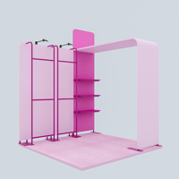 Stand d'exposition portable Stand d'exposition de mode personnalisé Vente directe d'usine Stand d'exposition de tube en aluminium de tissu de tension