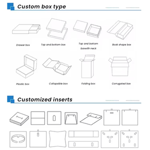 Set de Regalo con Empaque de Madera, Anillo de 6 Pulgadas, Caja Pequeña de Cartón, Caja de Joyería de Terciopelo Rosa, Bandeja de Exhibición de Joyas Personalizada - Product Image 4