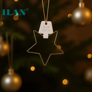 Anello Metallico a Forma di Stella Ilan 15cm per Decorazioni - Product Image 2