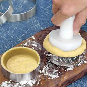 Lixsun professionnel 2.7 pouces en acier inoxydable oeuf tarte moule Dessert Mousse gâteau anneau pour boulangerie pâtisserie outils - Product Image 3