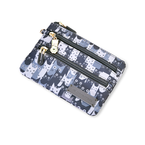 Bolsa de cosméticos con estampado de gato para mujer, bolsa de maquillaje ligera, organizador de viaje, monedero portátil con cremallera - Product Image 3