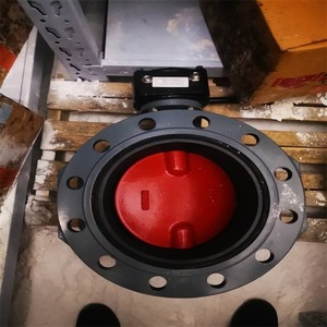 วาล์วผีเสื้อแบบหนีบ Kitz Flange ขนาด DN300 PN16 สำหรับน้ำ แรงดันบรรยากาศ แบบควบคุมด้วยมือ - Product Image 1