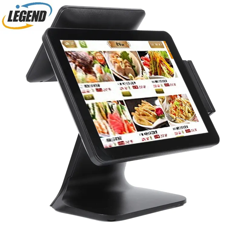 Neueste S800 Point of Sale All-in-One-Einzel-/Dual-Screen-Pos-Maschinen draht Verdecktes Design Neues Pos-Touch-System