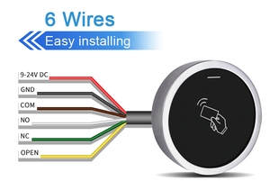 Oem secukey kim loại Standalone RFID Hệ thống khóa cửa không thấm nước IP66 kiểm soát truy cập <span class=keywords><strong>NFC</strong></span> em đọc sinh trắc học kiểm soát truy cập sản phẩm - Product Image 4