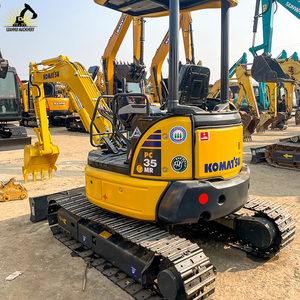 Komatsu 35เครื่องขุดมือสองสำหรับเขตเมืองที่มีความละเอียดอ่อนไซต์งานพร้อมแทร็คยางและการทำงานที่เงียบ - Product Image 5
