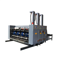 Machine d'impression flexographique avec machine d'alimentation en papier à entraînement par chaîne de découpe