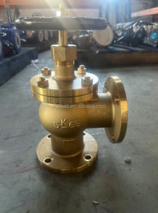 YFA JIS Ansi 5k40 <span class=keywords><strong>Ballon</strong></span> marin 5k Bronze à <span class=keywords><strong>bride</strong></span> droite à travers la vanne sphérique en laiton - Product Image 6