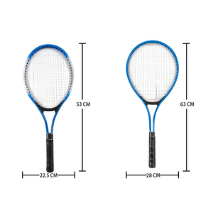 Raquette de <span class=keywords><strong>tennis</strong></span> pour enfants, personnalisable avec logo, manche en acier et plastique, filet en nylon, 21 pouces, 25 pouces, pour entraînement sportif en extérieur - Product Image 2