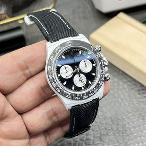 Reloj Deportivo de Lujo para Hombre, Logotipo Personalizado, Venta al Por Mayor, Diseño de Fibra de Carbono, Ancho de Correa de 22 mm, Pantalla con Indicadores, Shanghái - Product Image 2