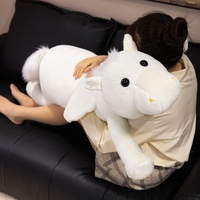 Grossiste en coussins et oreillers, cheval en peluche blanc et marron avec des ailes d'ange, décorations de canapé pour la maison, chambre à coucher, sommeil