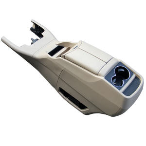 กล่องเก็บของคอนโซลกลางรถหนัง V260 V250วี-คลาสใหม่พร้อมที่วางแขนดัดแปลงที่วางแก้วด้านหน้า + - Product Image 3