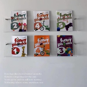 Étagères murales flottantes en acrylique transparentes modernes et personnalisées pour supports de magazines et disques vinyles – Origine USA – Vente en gros - Product Image 2