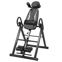 Table d'inversion de haute qualité pour la thérapie, la maison et la gym, avec appui-tête réglable, protection dorsale pliable, banc de fitness d'inversion