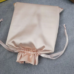 Luxury <strong>Satin</strong> Silk Gift Bag Multi-Size Reusable Wedding Favor Jewelry Packaging Logo Printing Tear Resistant Lining For Shopping - Product Image 6