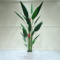 Arbre artificiel des oiseaux de paradis avec fleur pour la décoration intérieure et extérieure