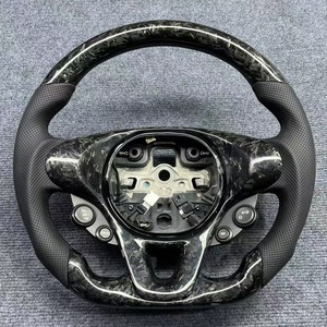 Volant en fibre de carbone forgé YTcarbon à dégagement rapide compatible avec les voitures de course pour Smart Fortwo 451 - Product Image 6
