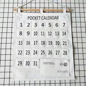 Productos de Moda, Novedades, Lona de Algodón Personalizada, Pancarta Colgante de Pared, Bolsa de Almacenamiento Colgante de Pared con Diseño Floral para Niños - Product Image 6