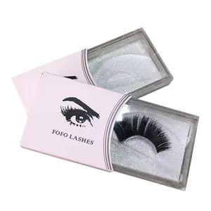 Custom Your Private Label Own Logo Design Eyelash Extension Packaging Box