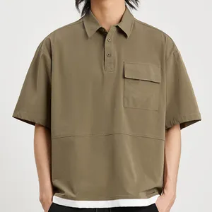Uniform Green Outdoor Quick-Drying Lapel Polo Shirt Men's Loose Trendy Brand Short Sleeve T-Shirt Men